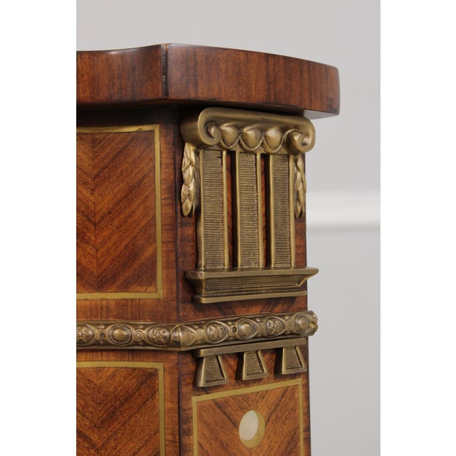 Theodore Alexander Bronze Mounted Corner Cabinet For Sale - Image 16 of 18