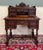 Antique French Petite Barley Twist Desk Carved Oak Renaissance Revival c.1890 For Sale - Image 10 of 18