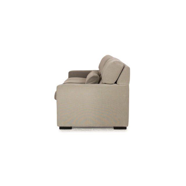 Wk 663 Fabric Two-Seater Grey-Green Sofa from WK Wohnen For Sale - Image 10 of 11