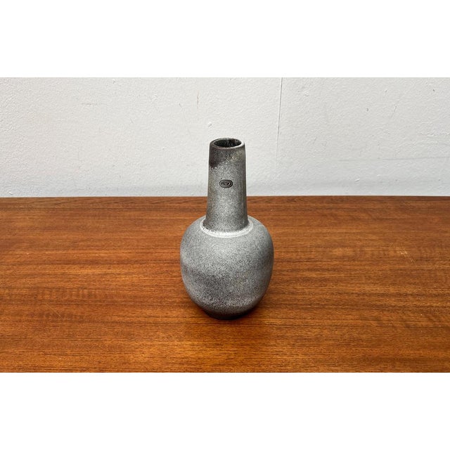 Mid-Century Modern Mid-Century German Minimalist Studio Pottery Vase from Fritz Van Daalen, 1960s For Sale - Image 3 of 17