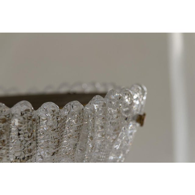 Scandinavian Modern Orrefors Embassy Crystal Chandelier by Carl Fagerlund, 1960s. For Sale - Image 10 of 18