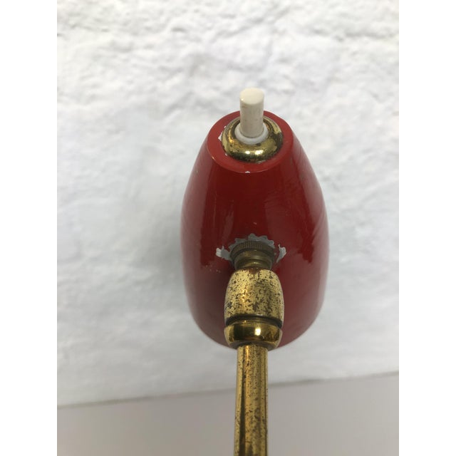 Small Vintage Italian Clamp Lamp, 1950s For Sale - Image 6 of 10