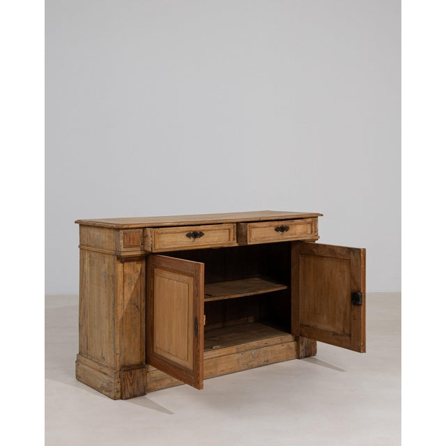 Antique White 19th Century France Antique White Wood Storage Cabinets & Cupboards For Sale - Image 8 of 10