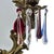 Early 20th Century Nb&iw Gilt Brass Art Nouveau Vanity Mirror With Prism Candelabra 20.5” For Sale - Image 9 of 18
