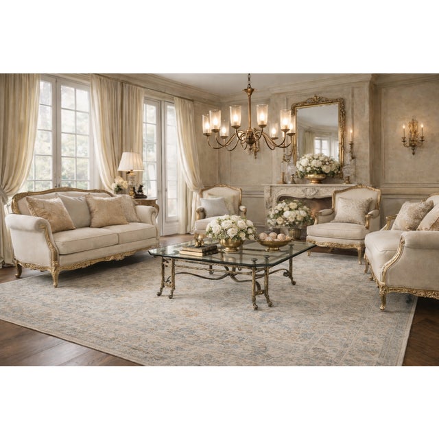 Art Deco French Wrought Iron Glass Top Coffee Table – Attributed to Poillerat For Sale - Image 3 of 11