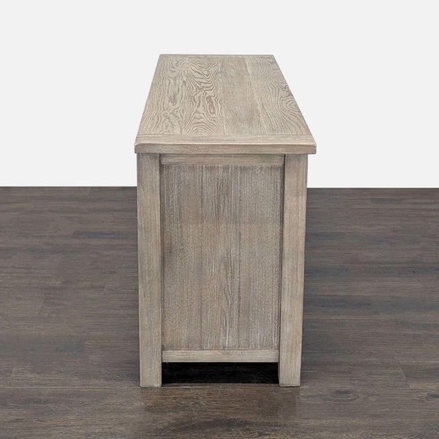2010s Pottery Barn Benchwright Seadrift Media Console For Sale - Image 5 of 9