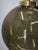 1970s Czech Smoked Glass Globe and Brass Pendant Light, 1970s For Sale - Image 5 of 11