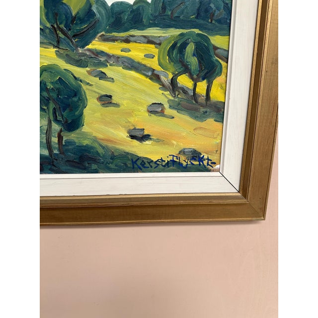 Kerstin Flyckt, Trees, 1950s, Oil on Panel, Framed For Sale - Image 14 of 17