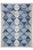 30566 Contemporary Geometric High-Low Indian Rug, 10'06 x 14'05. The Azure Cadence: A Contemporary Indian Masterpiece of...