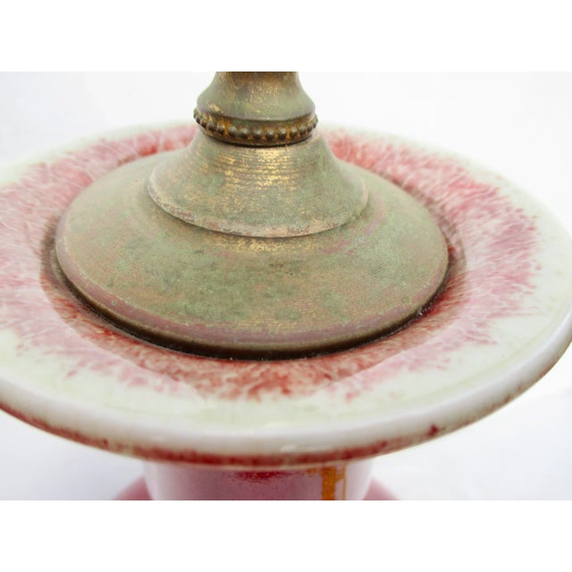 Vintage Oxblood Chinese Vase Lamp For Sale - Image 9 of 13