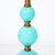 Mid-Century Modernist Hand-Blown Murano Glass Ball Table Lamp in Robins Egg Blue For Sale - Image 10 of 11