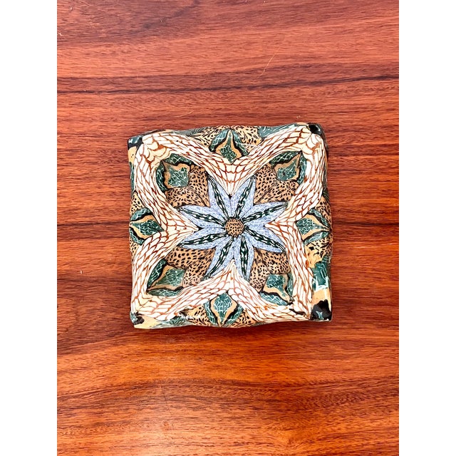 1930s Square Ashtray by Jean Gerbino, Vallauris, France, 1930s For Sale - Image 5 of 5