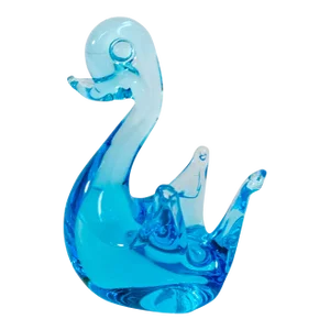 Late 20th Century Murano Glass Swan Figurine