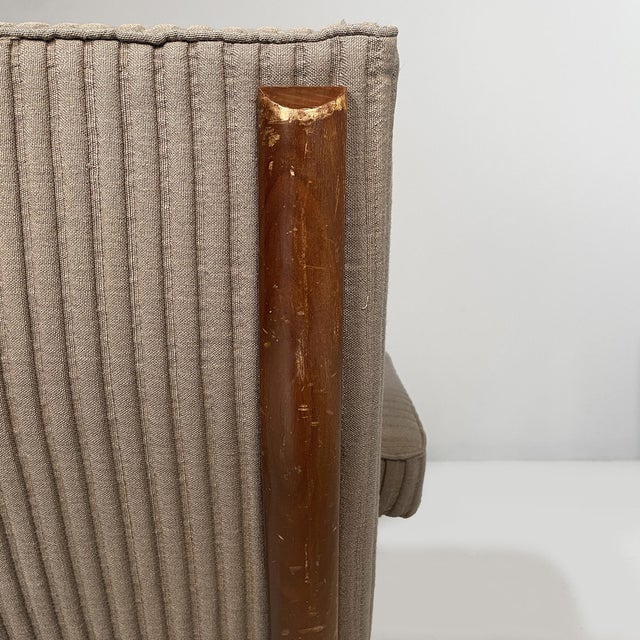Set of Mid-Century Modern Italian Lounge Chair and Pouf by Eugenio Gerli for Tecno, 1960s For Sale - Image 11 of 18
