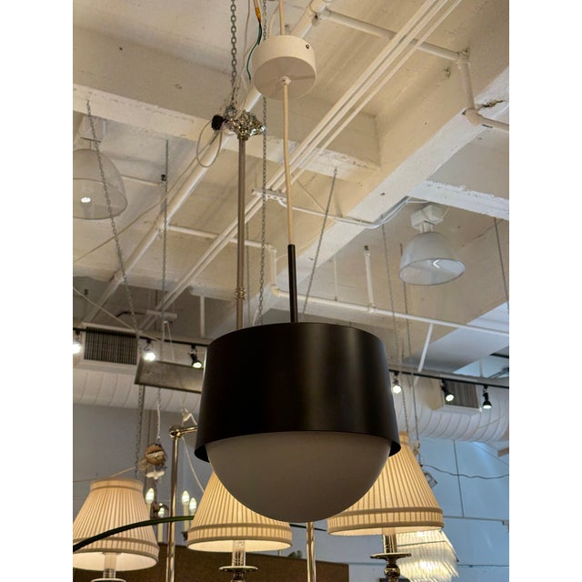 Modern Justin Champaign for Hightower Atlas Pendant For Sale - Image 3 of 12