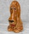 Mid-Century Modern Mid-Century Sad Bloodhound Ceramic Sculpture 11" For Sale - Image 3 of 9
