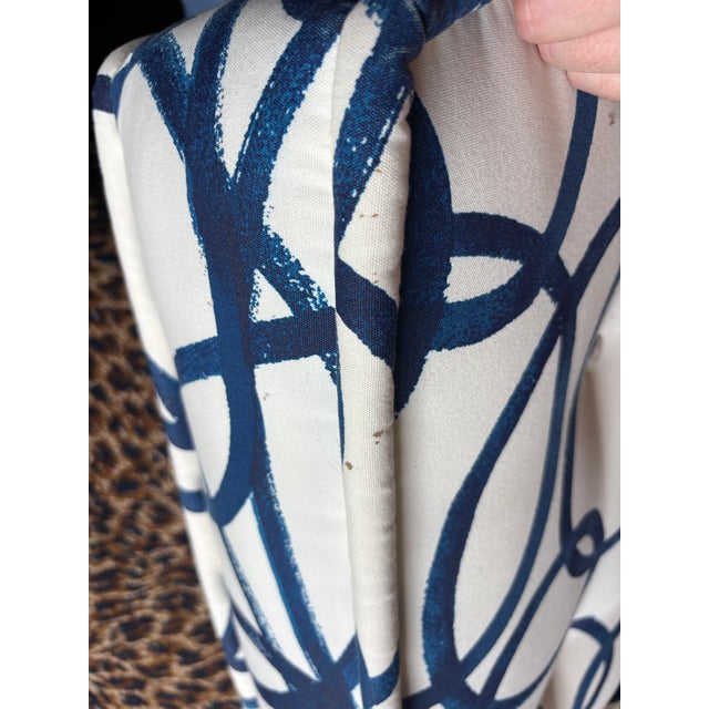 Textile Clarence House Swirl Floor Pillow For Sale - Image 7 of 8