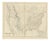 Antique Map of the United States with Oregon Territory, 1860 For Sale