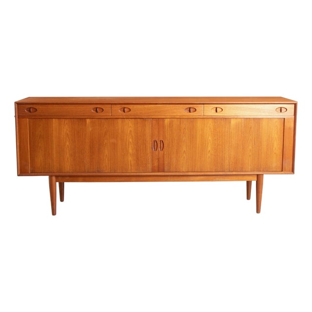 Mid-Century Teak Sideboard with Tambour Doors from Dalescraft For Sale