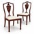 Wood 1930s Neoclassical Style Mahogany Side Chairs W/ Carved Rams & Urns - Pair For Sale - Image 7 of 7