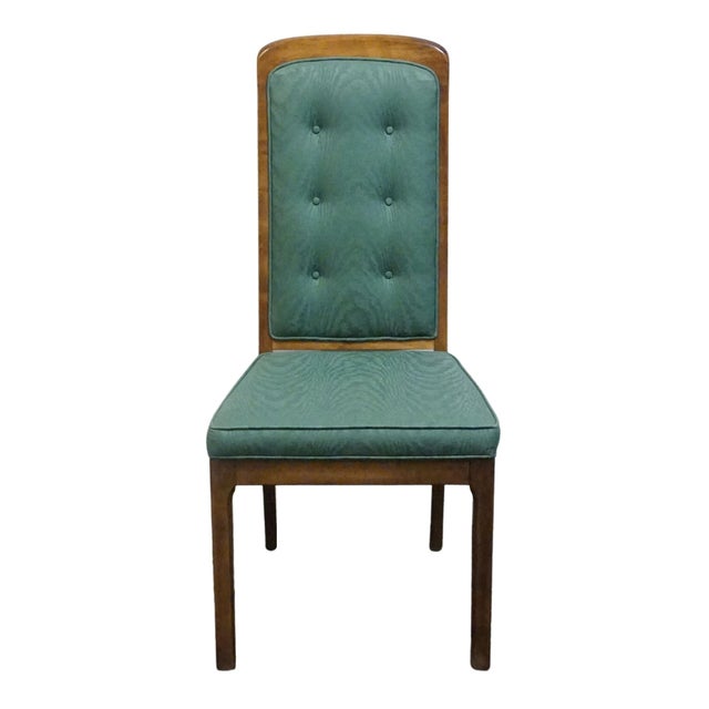 Mid-Century Modern Burlington House Solid Birch Mid Century Transitional Upholstered Dining Side Chair For Sale - Image 3 of 10