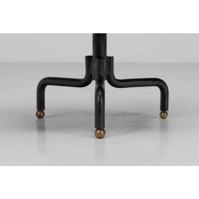 Revolving Side Table by Jacques Adnet, France, 1950s For Sale - Image 9 of 18