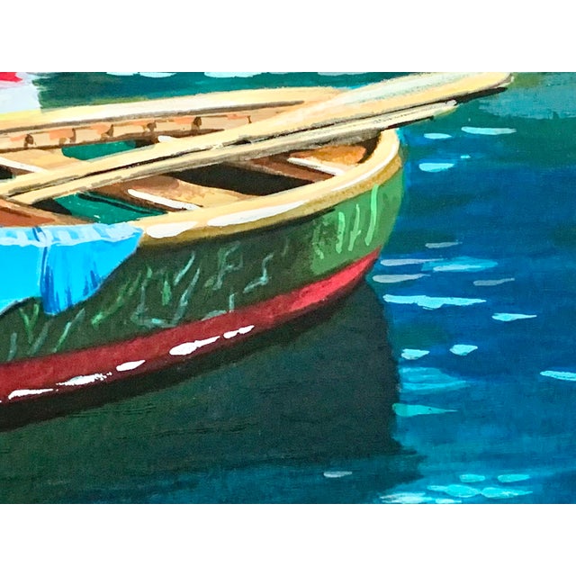 Early 21st Century “Fisherman Village” by Anatoly Metlan Signed and Numbered Seriolithograph For Sale - Image 5 of 12