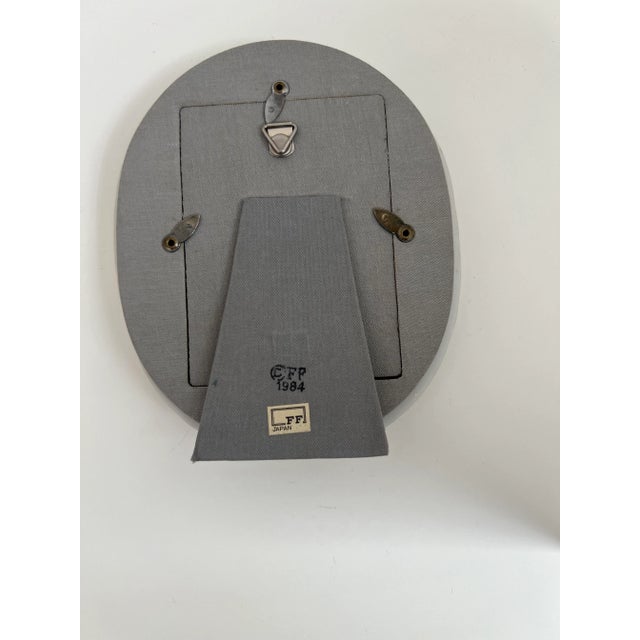 Ceramic Fitz & Floyd Swan Ceramic Picture Frame, 1984 For Sale - Image 7 of 9