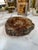 Rustic Natural Brown Marble Ashtray – Polished Stone Bowl With Rustic Raw Edge For Sale - Image 3 of 6