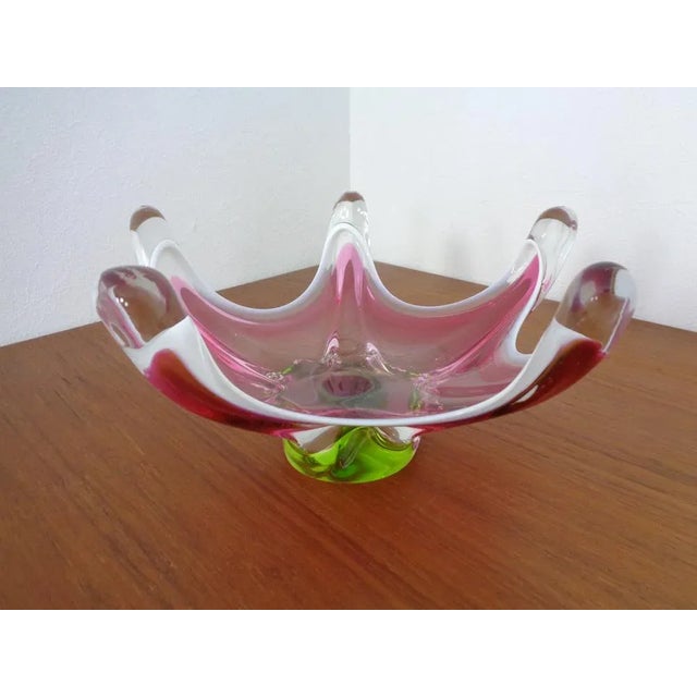 Large Italian Bowl in Murano Glass, 1960s For Sale - Image 4 of 11