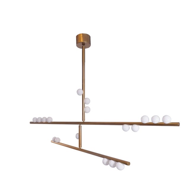 Contemporary 18-Bulb Drop System ds.15.01 by Lindsey Adelman For Sale - Image 3 of 12