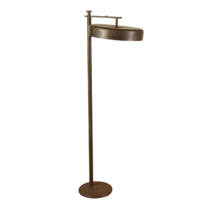 Kurt Versen Flip Top Brass Floor Lamp