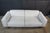 Minimalist Modern Nabu Sofa in Sand Fabric With Geometric Accent Pillows Couch For Sale - Image 4 of 15