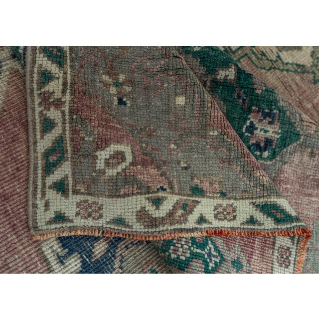 Turkish Vintage Rug 3'2" x 11'9" #20718 For Sale In Houston - Image 6 of 8