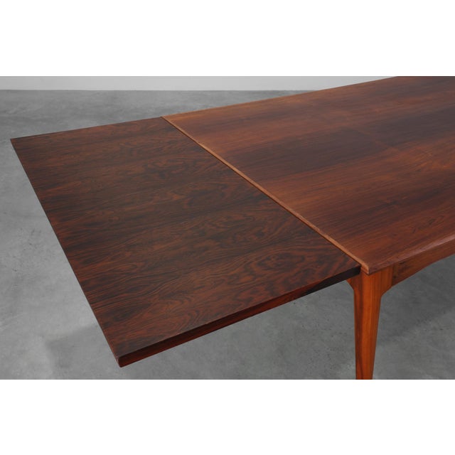 Mid-Century Teak Extendable Dining Table, Belgium, 1960s For Sale - Image 11 of 14