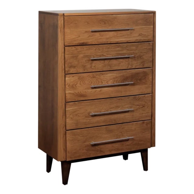 5-Drawer Solid Wood Dresser Green Bay Road For Sale