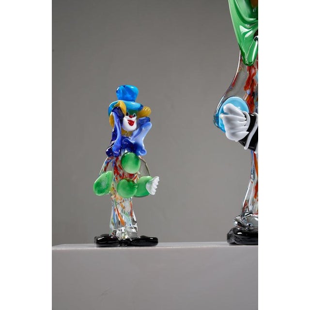 1950s Mid-Century Murano Glass Clowns Figurines, 1950s, Set of 5 For Sale - Image 5 of 18