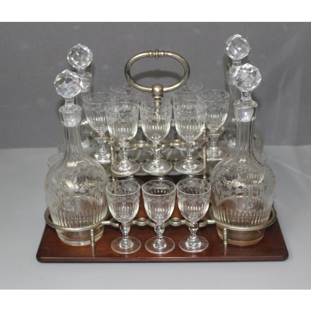 Napoleon III Liqueur Cellar with Grape Bunches, 1800s For Sale - Image 9 of 16