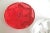1990s Norman Mercer Lucite Flower Orb Red and Clear Paperweights Pair Of For Sale - Image 12 of 13
