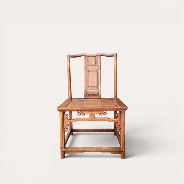 Late 19th Century Vintage Asian Side Chairs, a Pair For Sale - Image 5 of 16