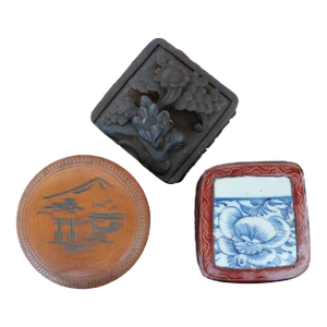 Asian Trinket Box Collection - Set of 3