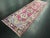 Turkish Faded Pink Oushak Runner Rug For Sale - Image 6 of 6