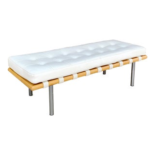 Barcelona Bench in the Style of Mies Van Der Rohe For Sale