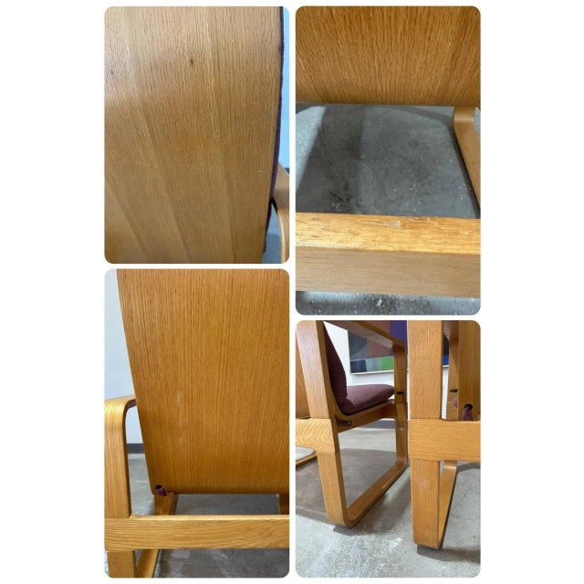 1980s Pair of Vintage Thonet Bentwood Lounge Chairs For Sale - Image 10 of 11