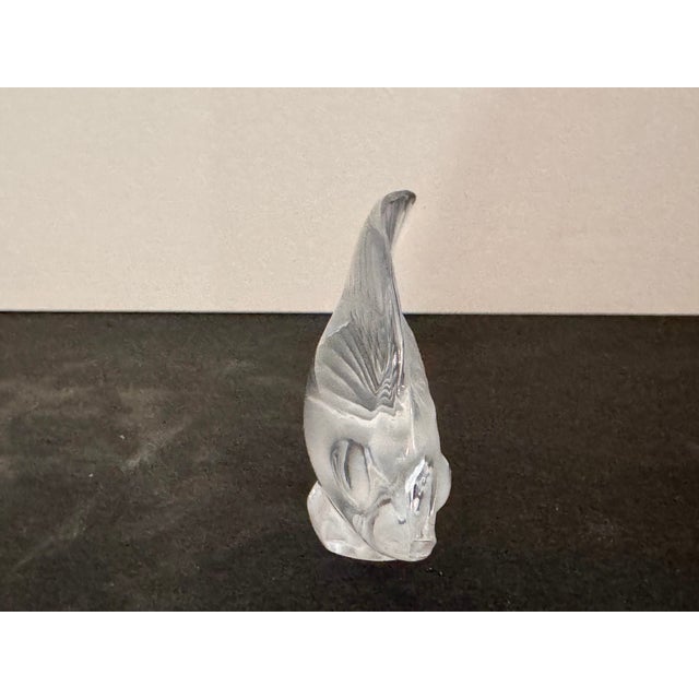 Art Nouveau Lalique Clear Crystal Fish Figurine For Sale - Image 3 of 7