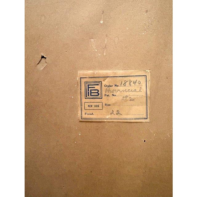 Glass Mid 20th Century Friedman Brothers Gold-Painted Wooden Mirror For Sale - Image 7 of 7