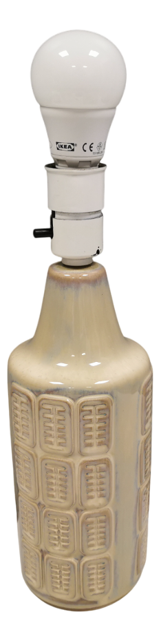 Danish Glazed Ceramic Table Lamp by Einar Johansen for Søholm, 1960s