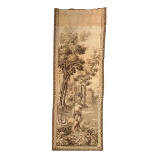 Vintage French Aubusson Style Jacquard Tapestry, 1940s For Sale
