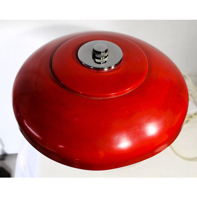 Metal Vintage Space Age Desk Lamp, 1970s For Sale - Image 7 of 11