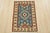 Farmhouse Kazak Rug 2’1” X 3′ Blue Wool Tribal Hand-Knotted Oriental Carpet For Sale - Image 3 of 9